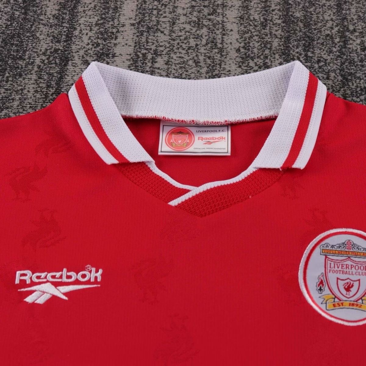 1996/1997 Retro Liverpool HomeFootball Shirt Kids Size 1:1 Thai Quality
