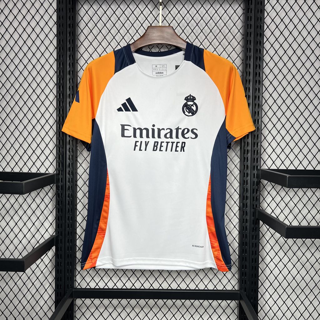 2024/2025 Real Madrid Pre-Match Training Wear Football Shirt