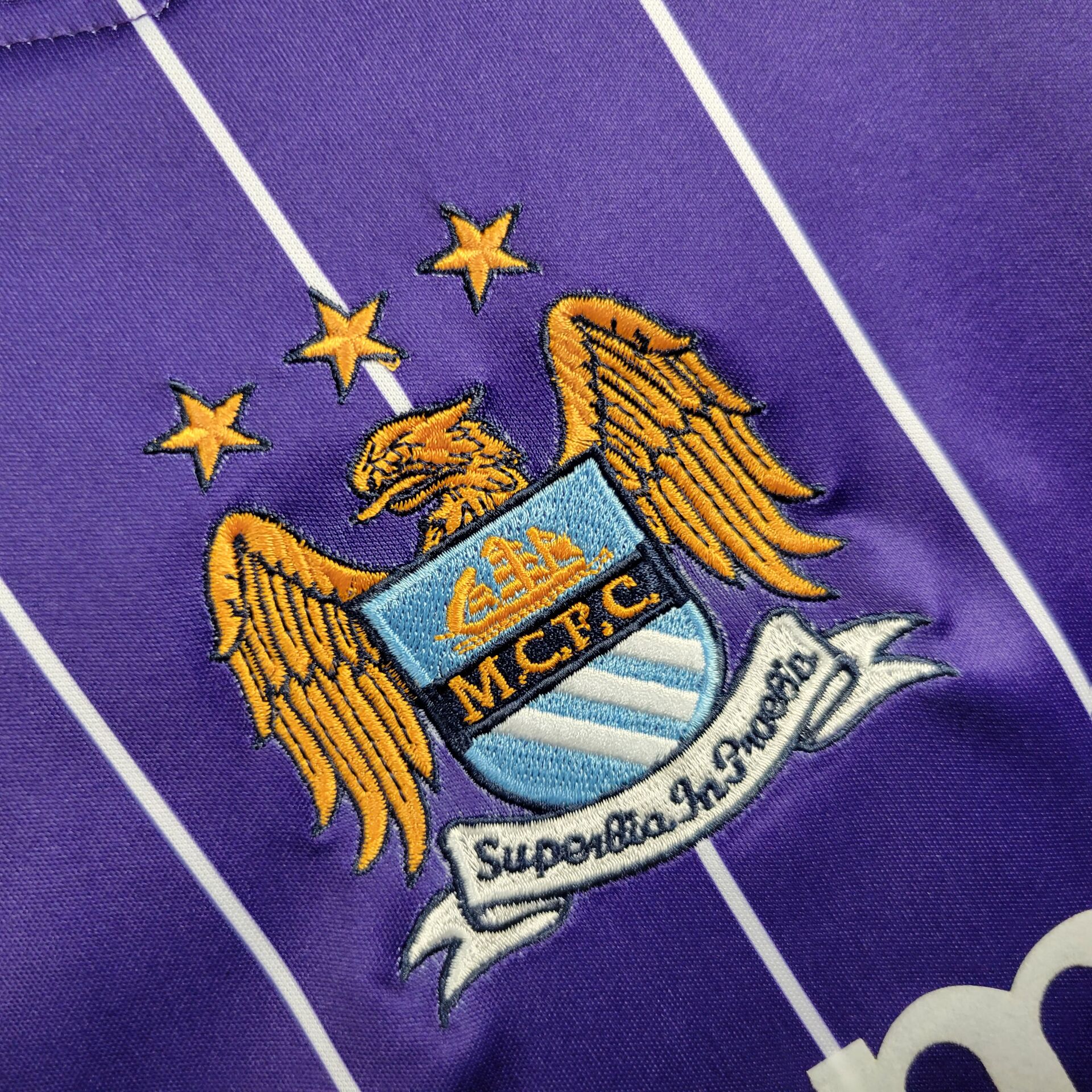 2007/2008 Retro Manchester City Away Football Shirt