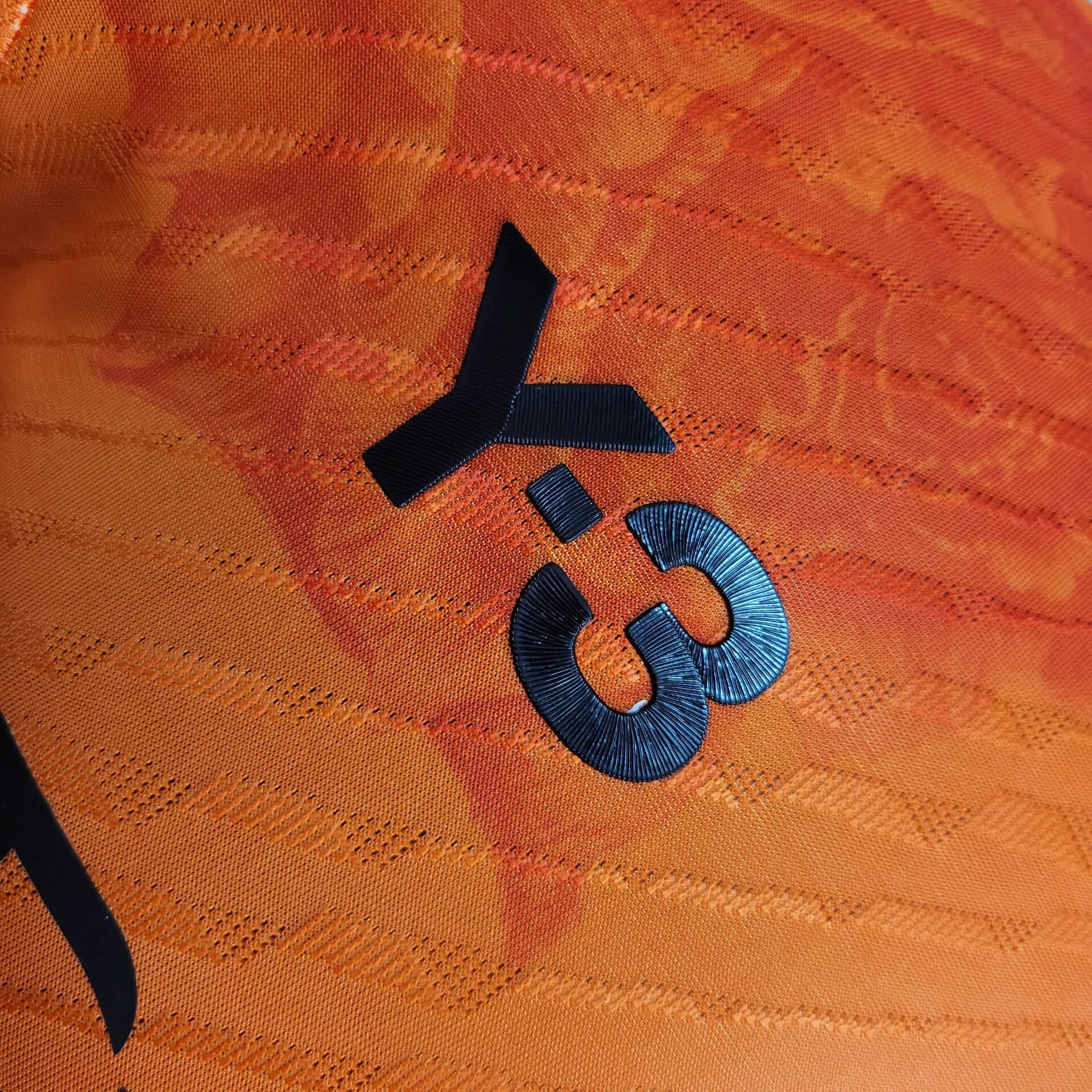2024/2025 Player Version Real Madrid Y-3 Special Edition Orange Football Shirt