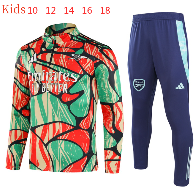 2024/2025 Kids Kit Arsenal Training Suit Football Shirt Graffiti