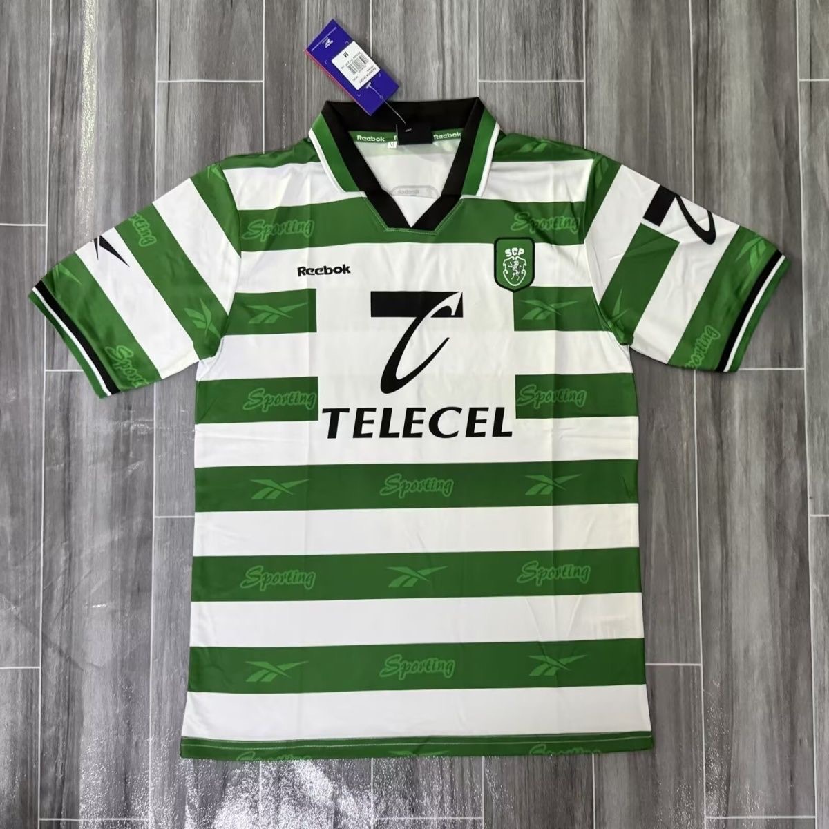 1999/2000 Retro Sporting CP Home Football Shirt 1:1 Thai Quality