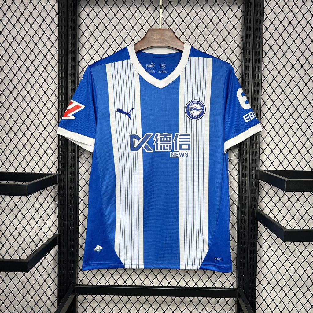 2024/2025 Deportivo Alaves Home Football Shirt