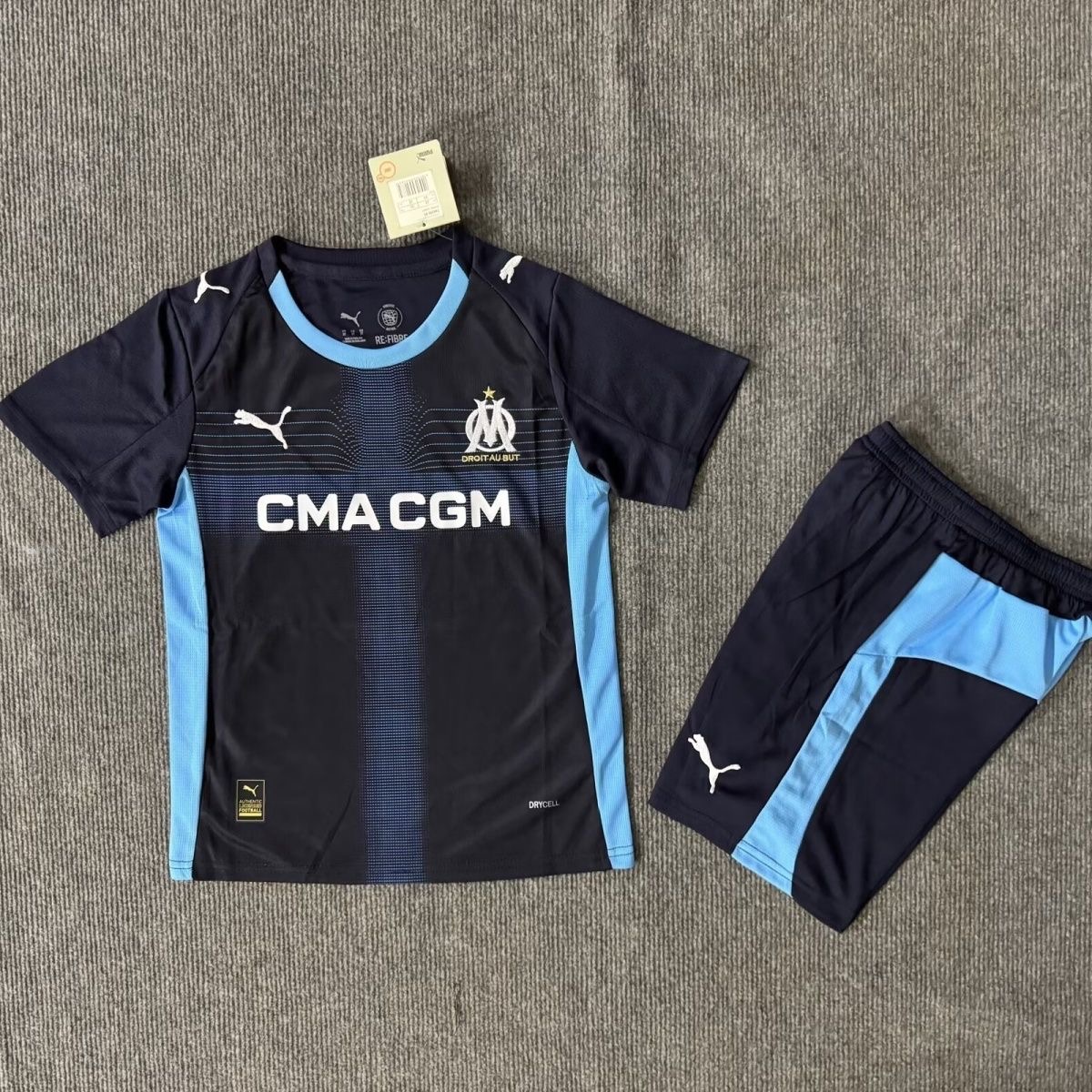 2025/2026 olympique Marseille AwayFootball Shirt Kids Size 1:1 Thai Quality