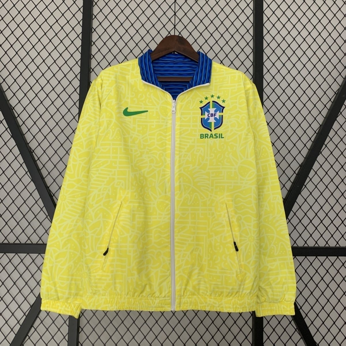 2024 Brazil Reversible Windbreaker Football Shirt