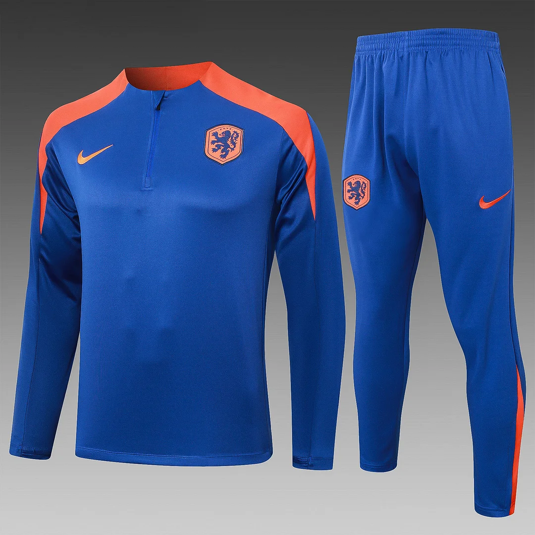 2024/2025 Netherlands Half-Pull Training Wear Football Shirt