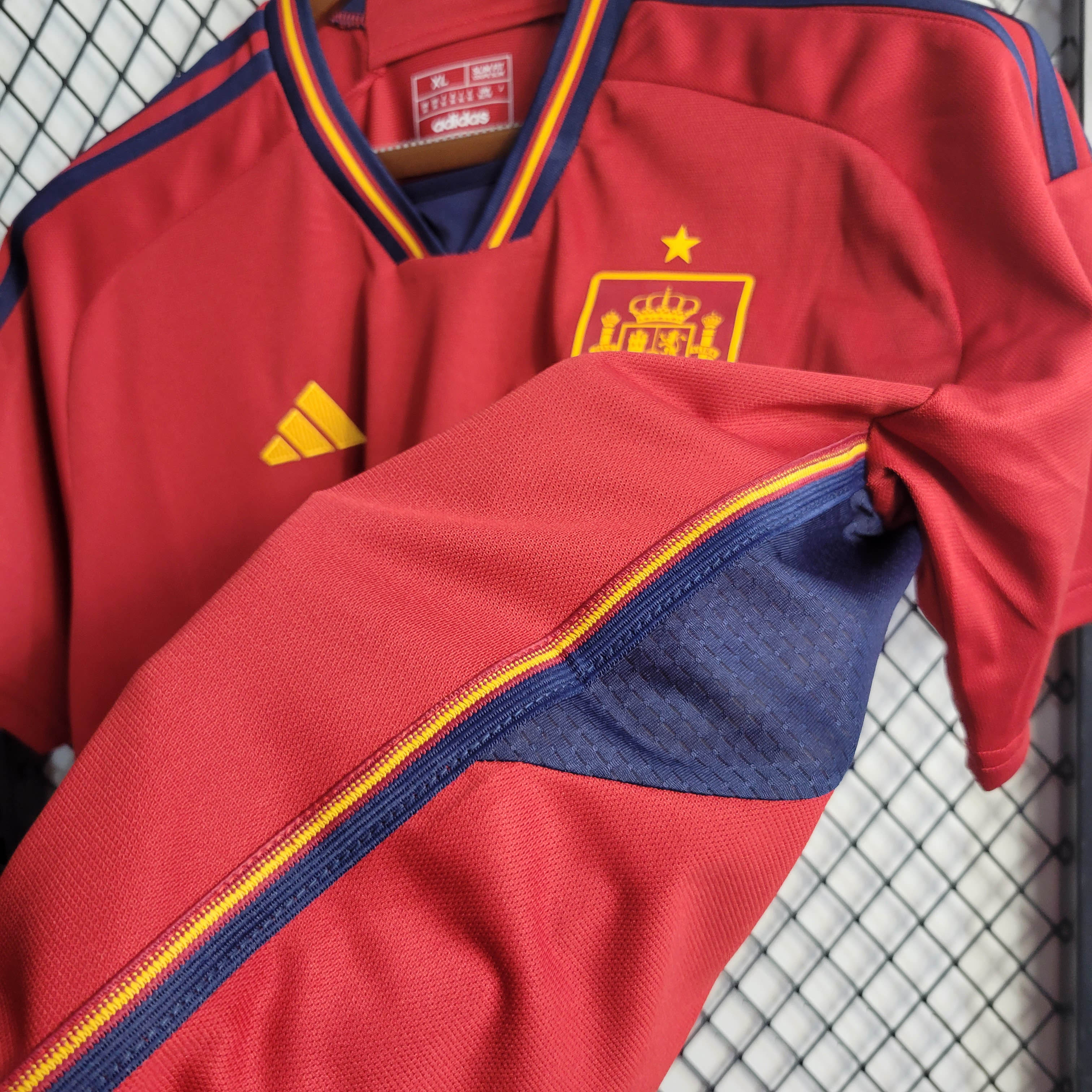 2022 Spain Home Football Shirt