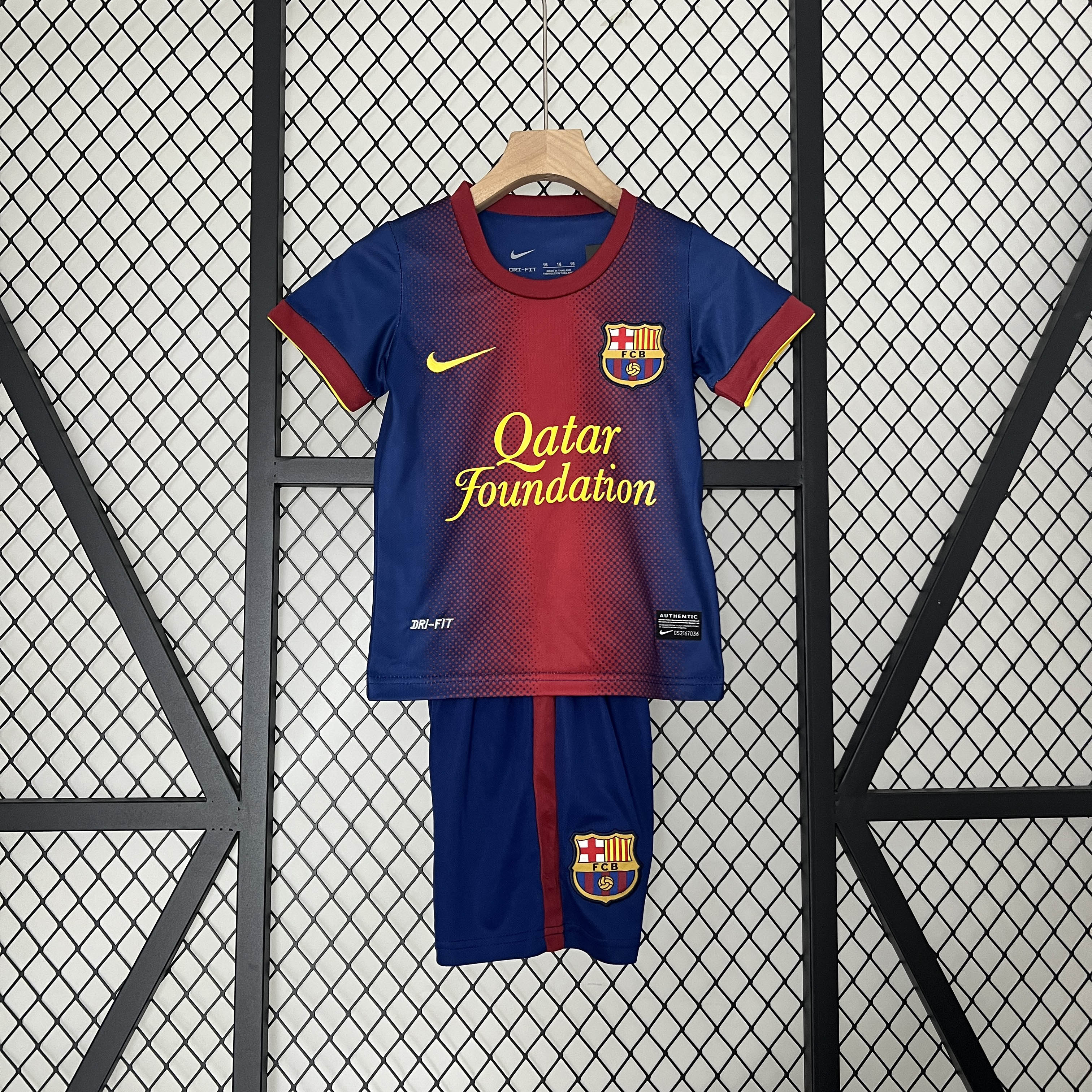 2012/2013 Retro Barcelona Home Football Shirt Kids Size