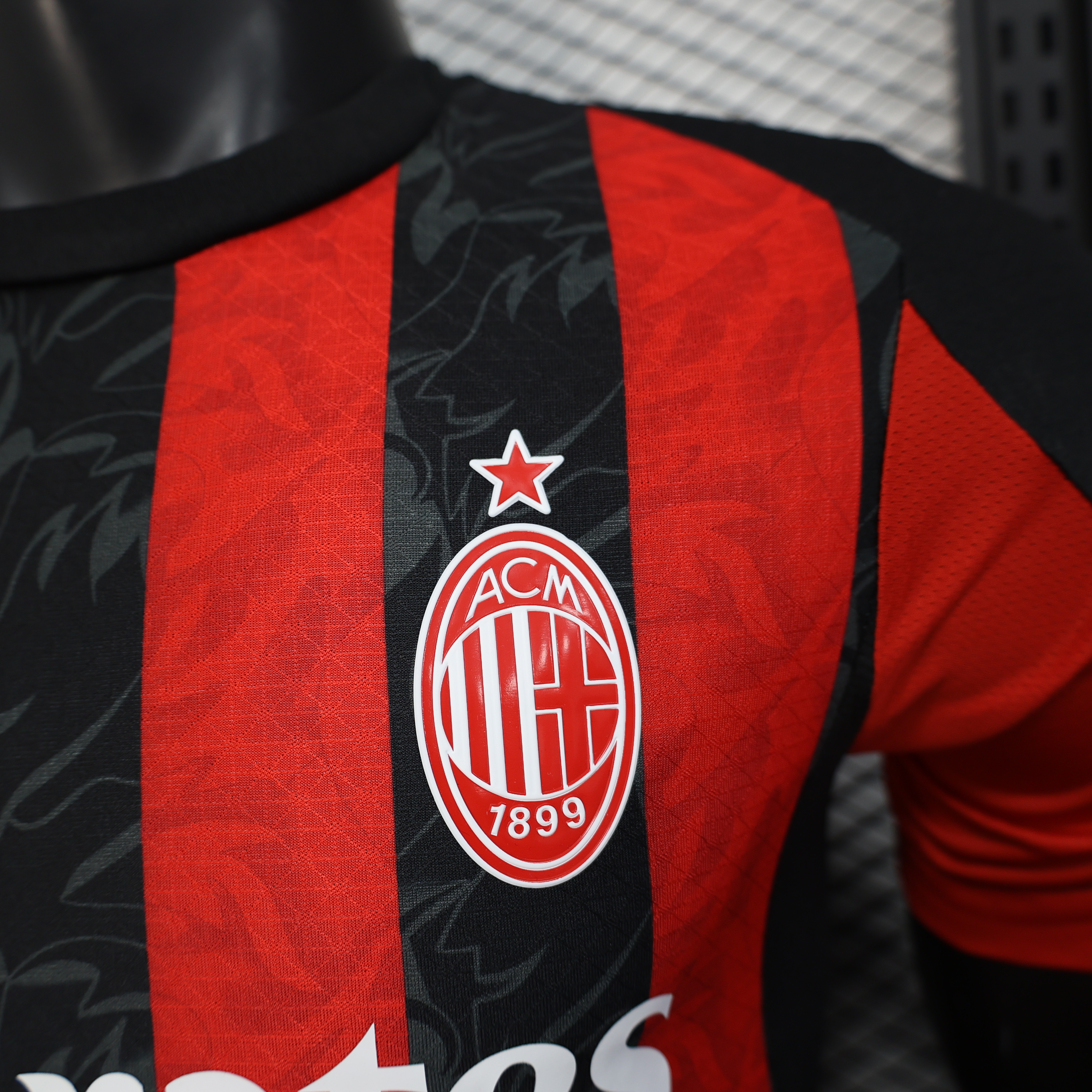 2025/2026 Player Version AC Milan Home  Football Shirt