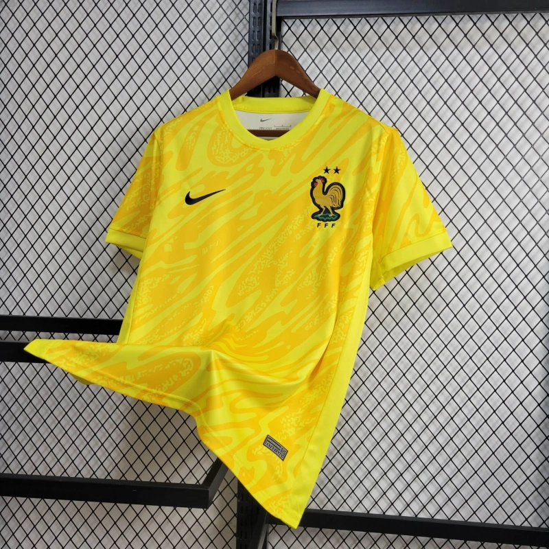 2024 France Goalkeeper Football Shirt