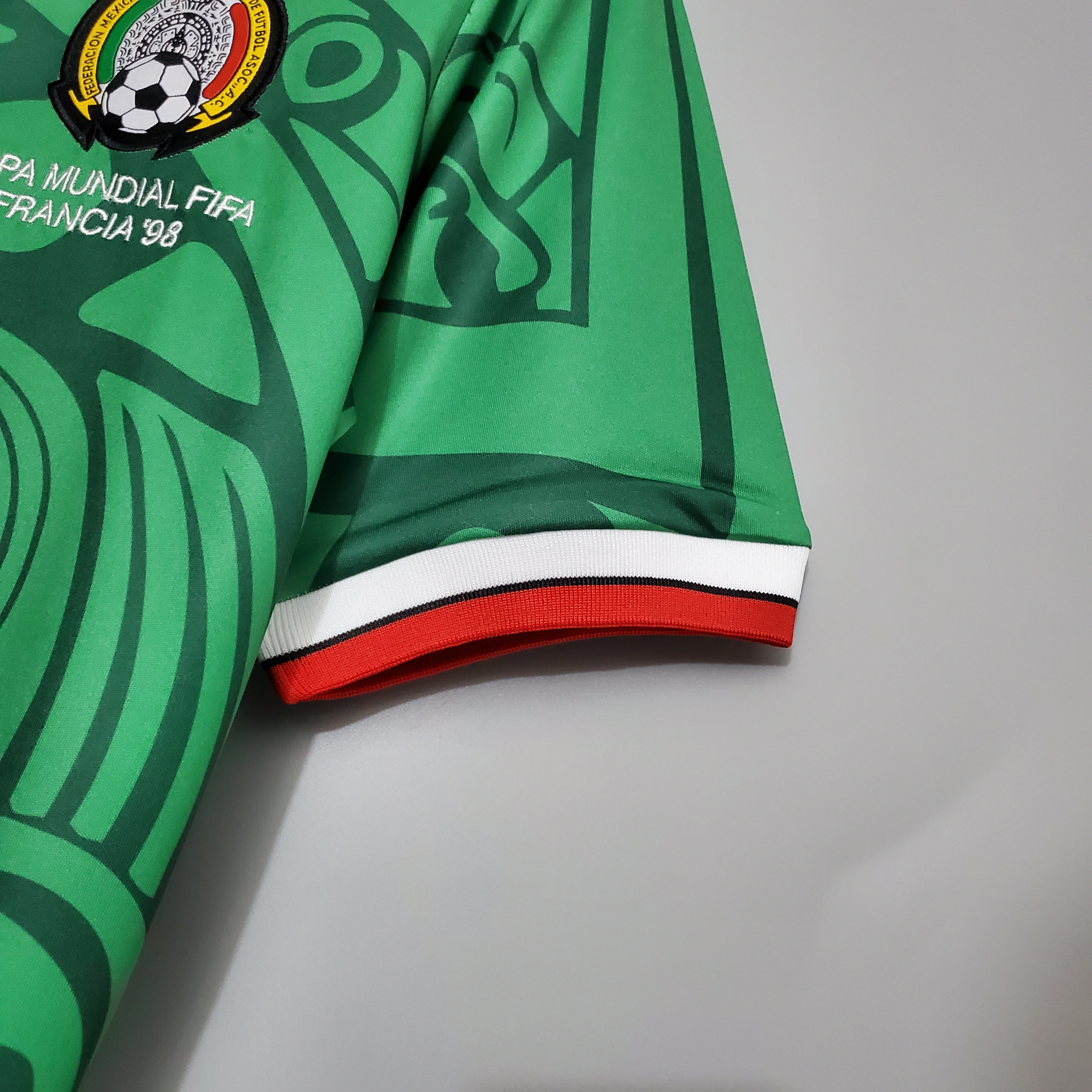 1998 Mexico Retro  home Football Shirt