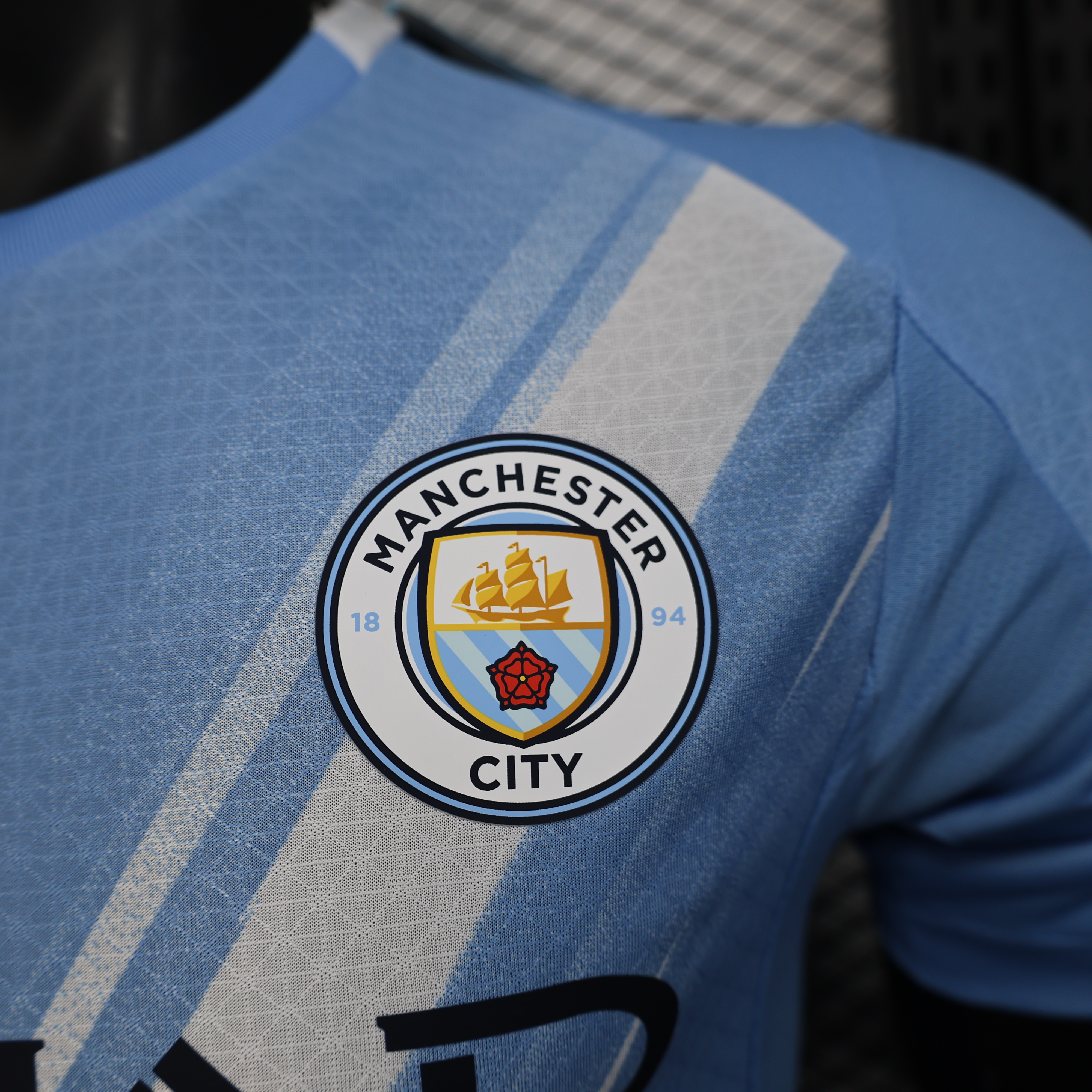 2025/2026 Player Version Manchester City Home  Football Shirt