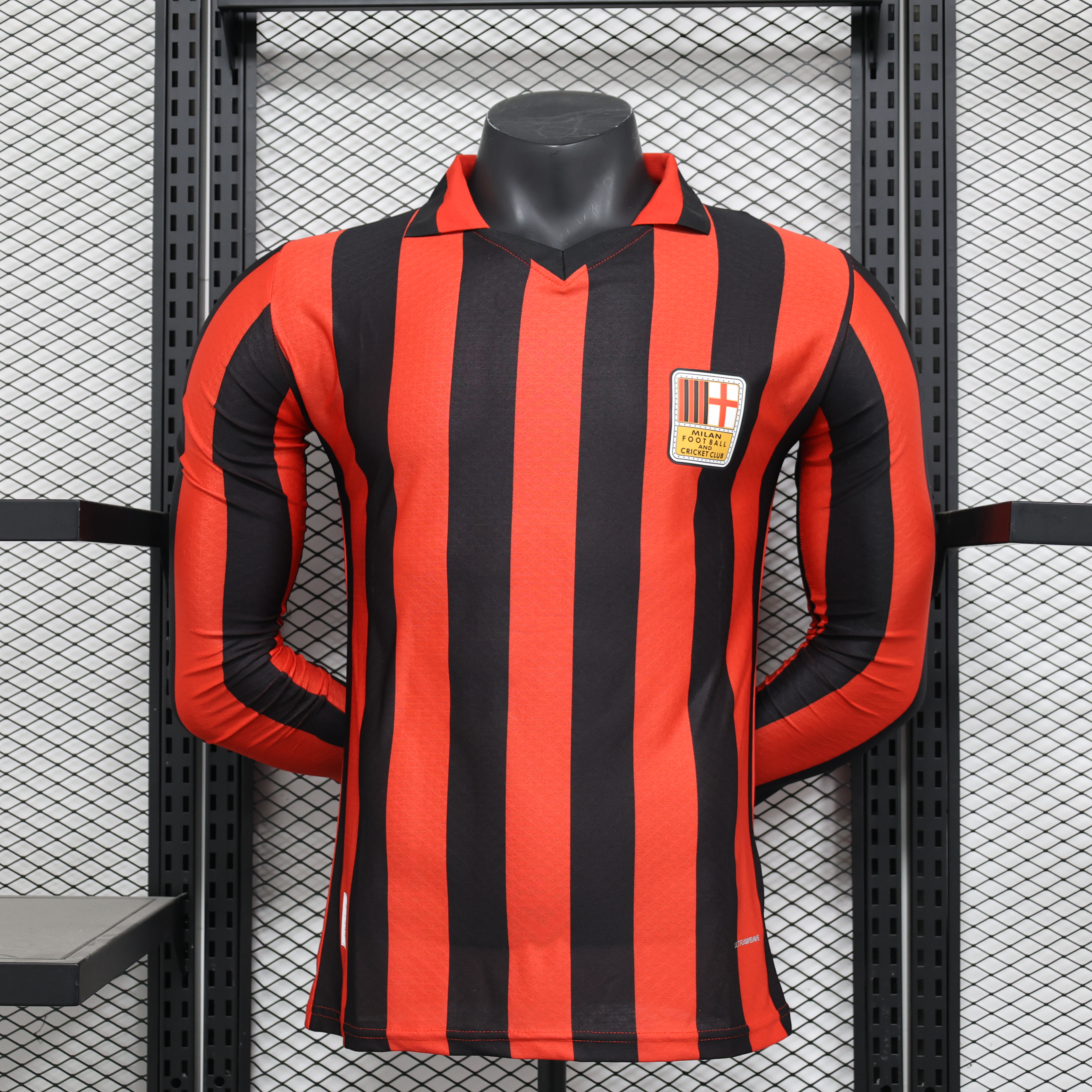 2024/2025 Player Version Long AC Milan Anniversary Edition Football Shirt