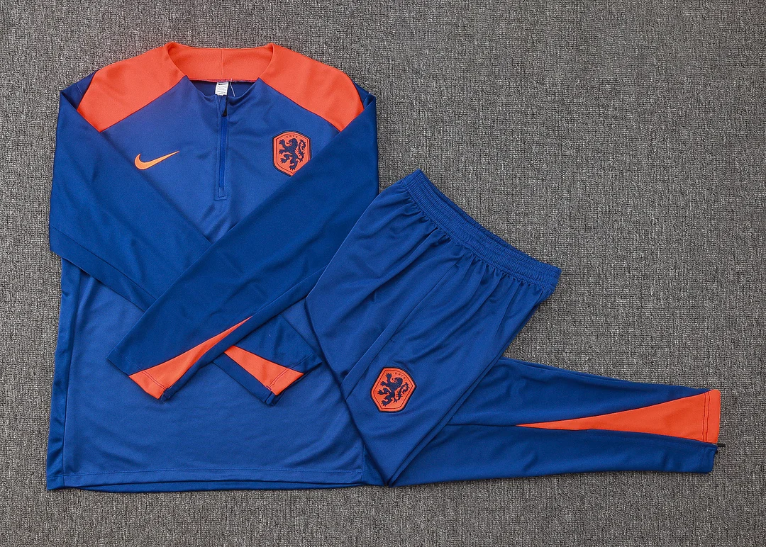2024/2025 Netherlands Half-Pull Training Wear Football Shirt