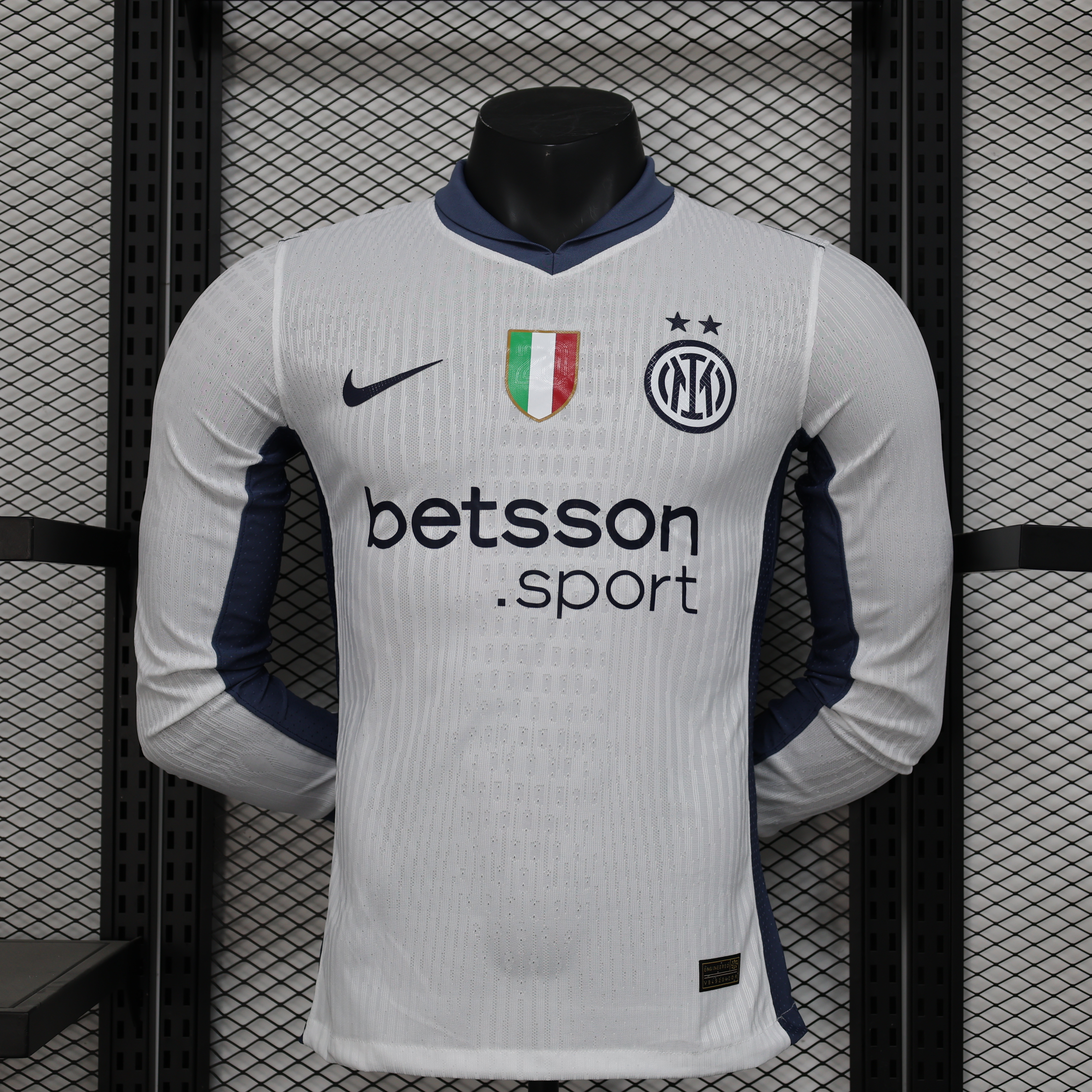 2024/2025 Players Long Sleeve Authentic Inter Milan Away Football Shirt