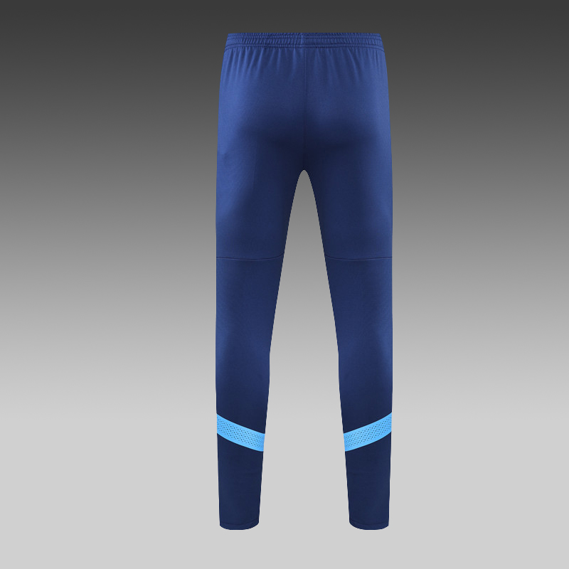 2022/2023 Manchester United Half-Pull Training Suit Blue Football Shirt Set