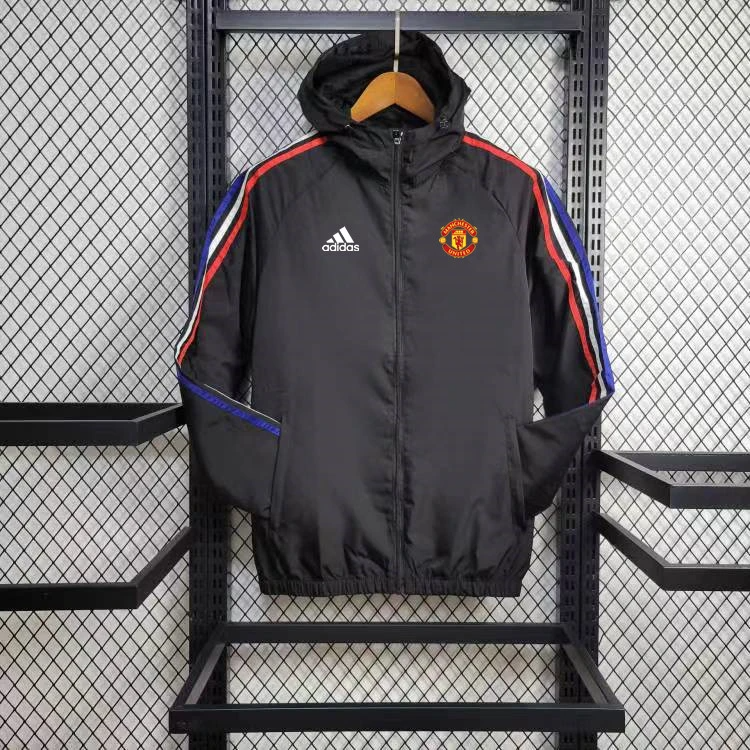 2024/2025 Manchester United Windbreaker Black Football Shirt