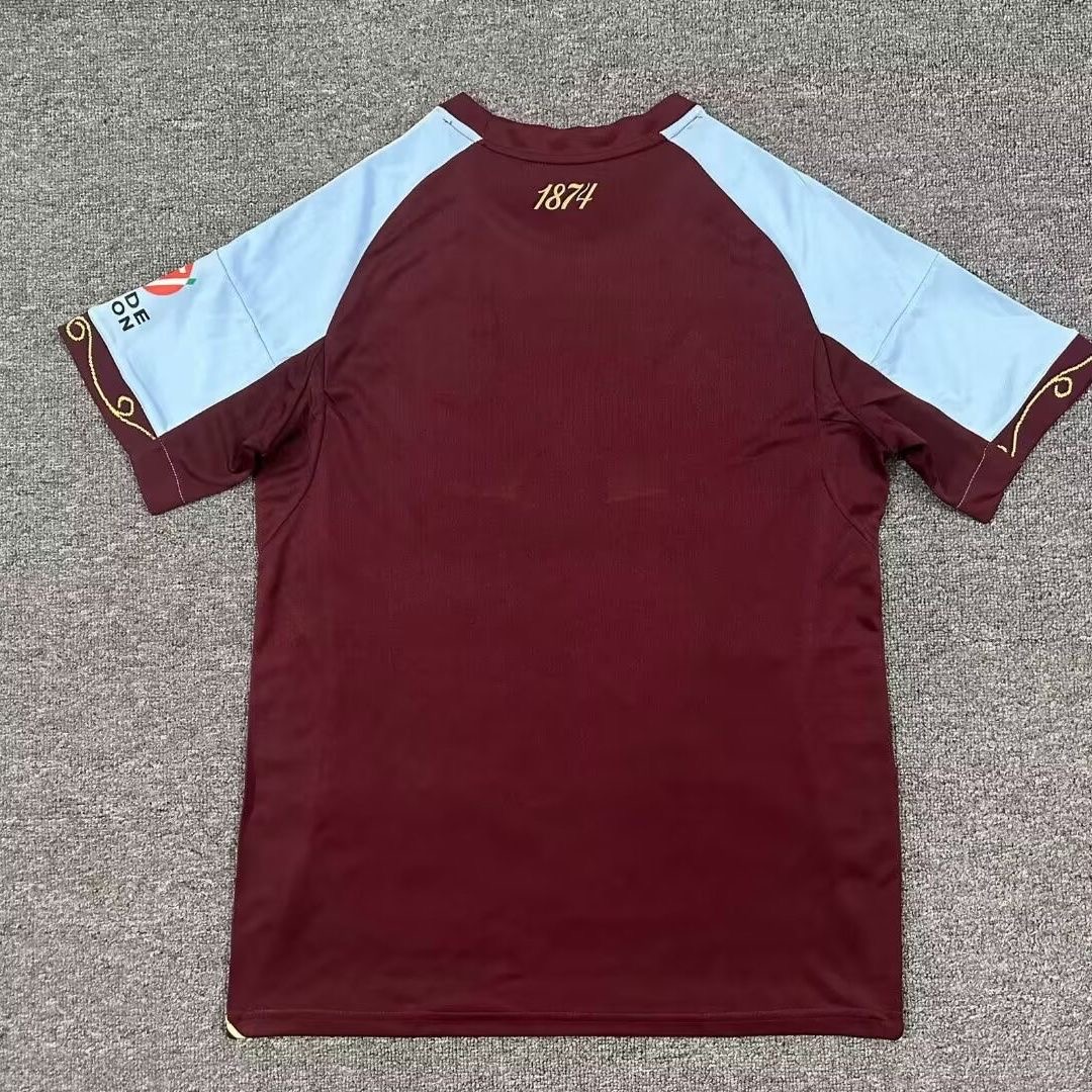 2025/2026 Aston Villa Home FootballShirt 1:1 Thai Quality