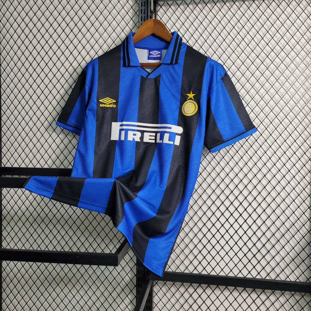 1995/1996 Retro Inter Milan Home Football Shirt 1:1 Thai Qualit
