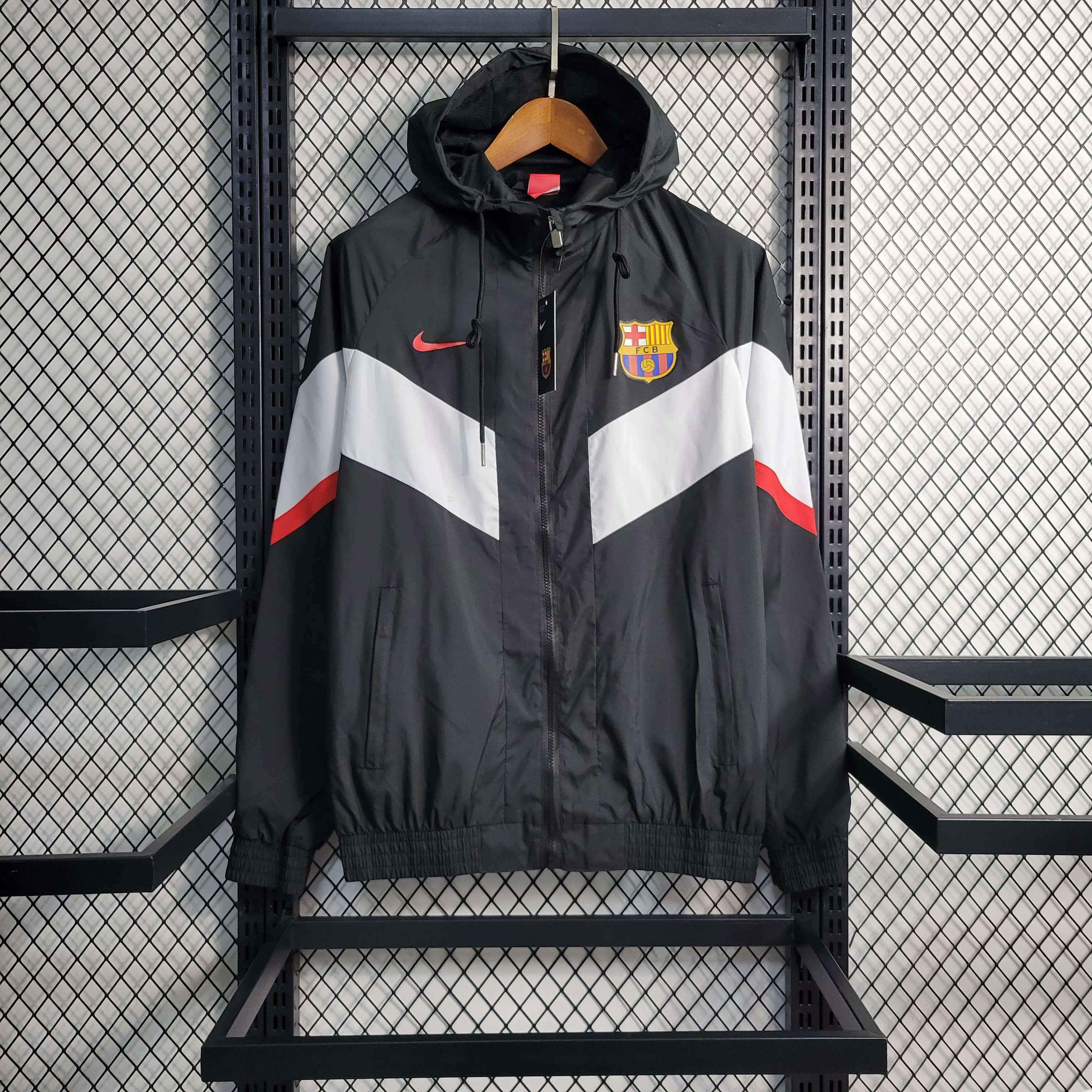 2023/2024 Barcelona Windbreaker Black Football Shirt