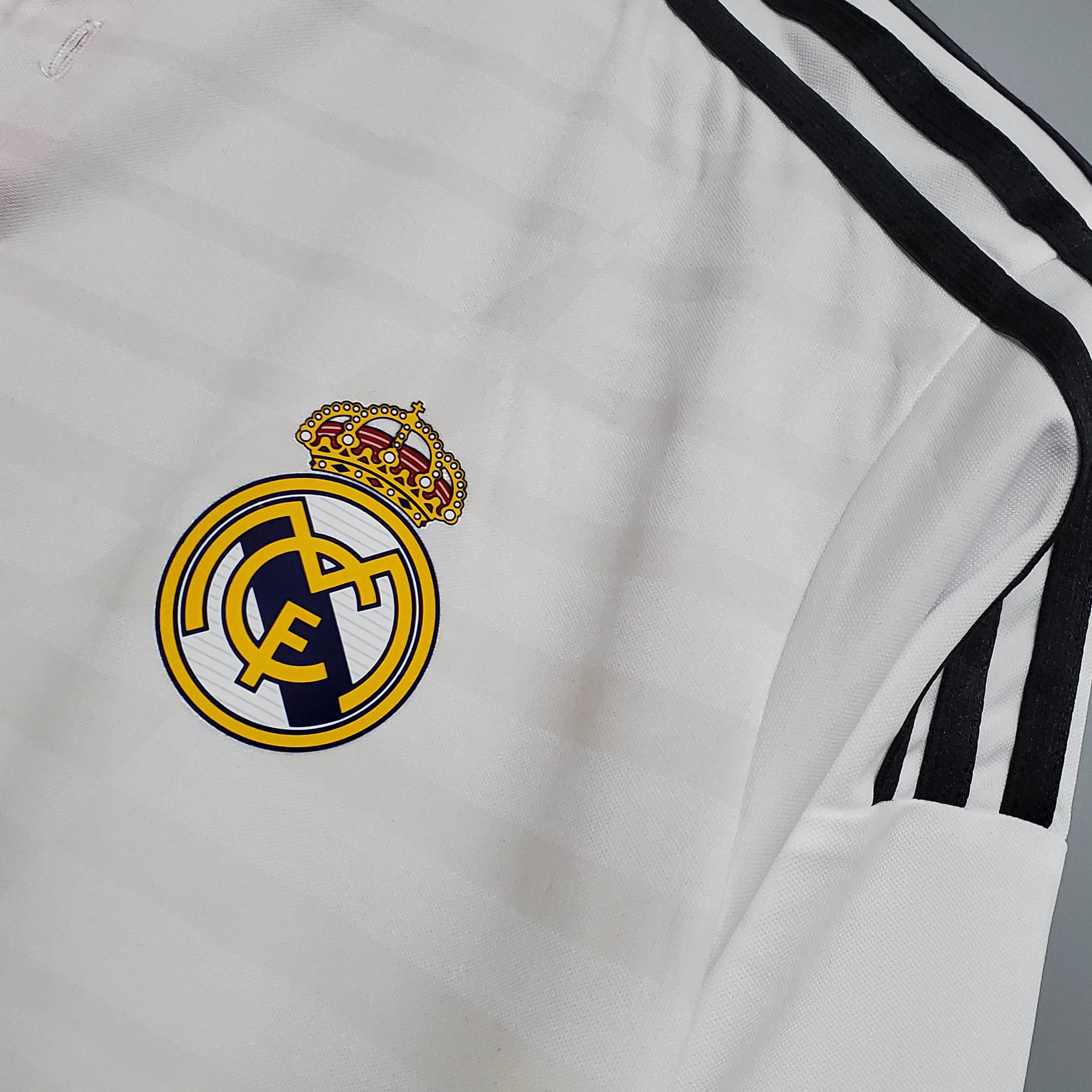 2014/2015 Retro Long Sleeve Real Madrid Home Football Shirt