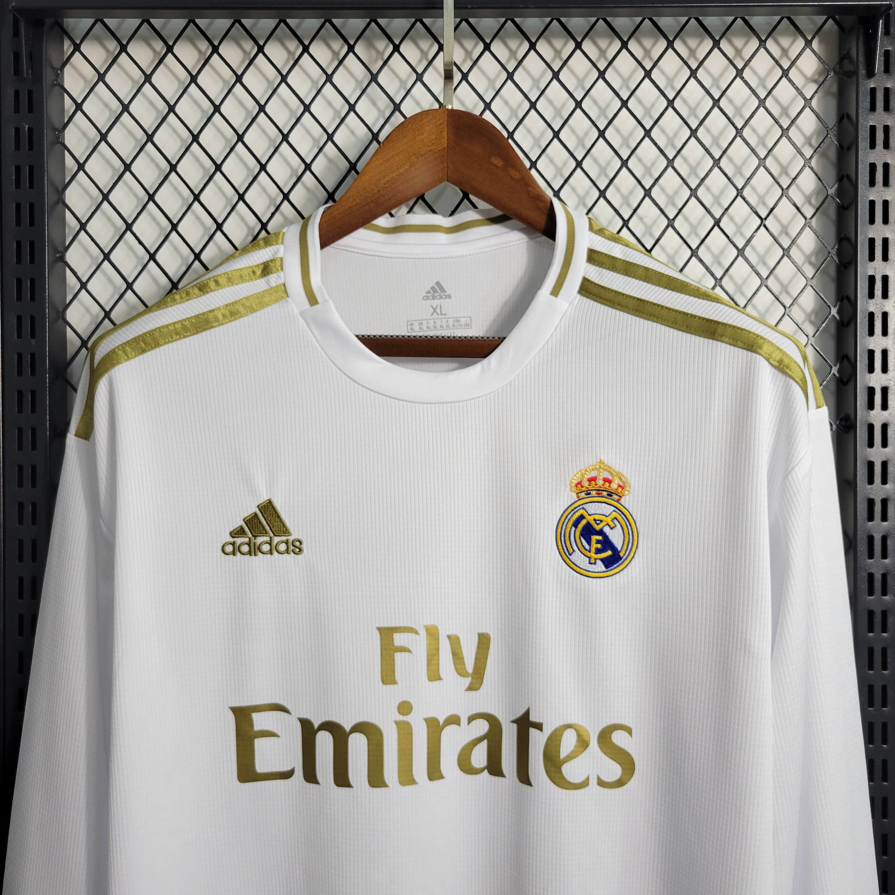 2019/2020 Retro Long Sleeve Real Madrid Home Football Shirt