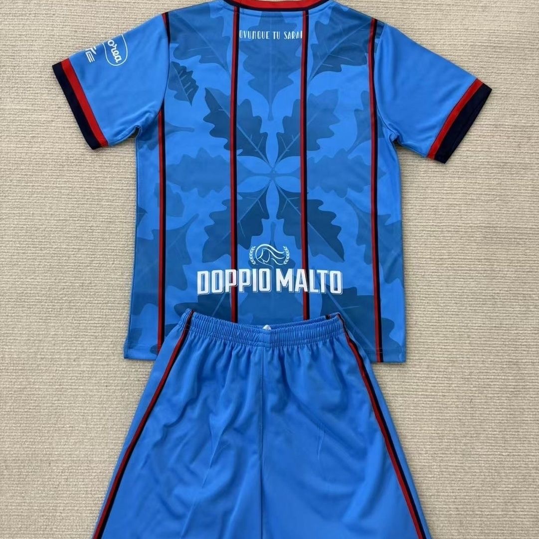 2025/2026 Cagliari Calcio Third AwayFootball shirt kids size 1:1 Thai Quality