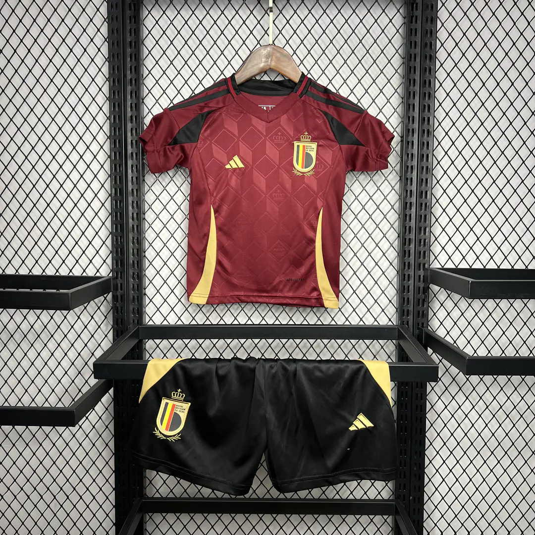 2024 Belgium Home Football Shirt Kids Size