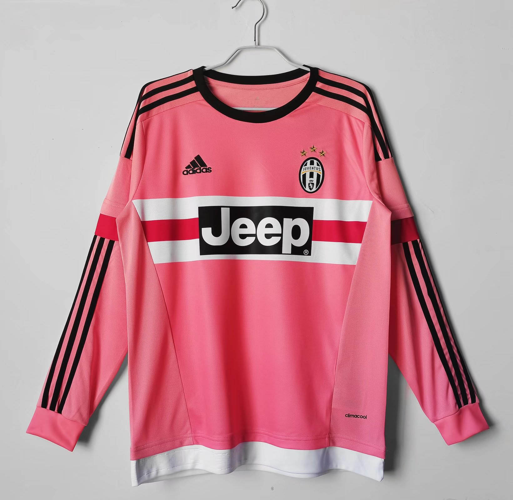 2015/2016 Retro Long Sleeve Juventus Away Football Shirt