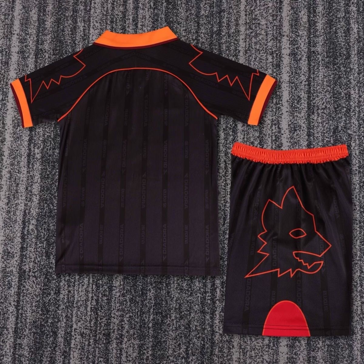 1999/2000 Retro AS Roma Away Football Shirt Kids Size 1:1 Thai Quality