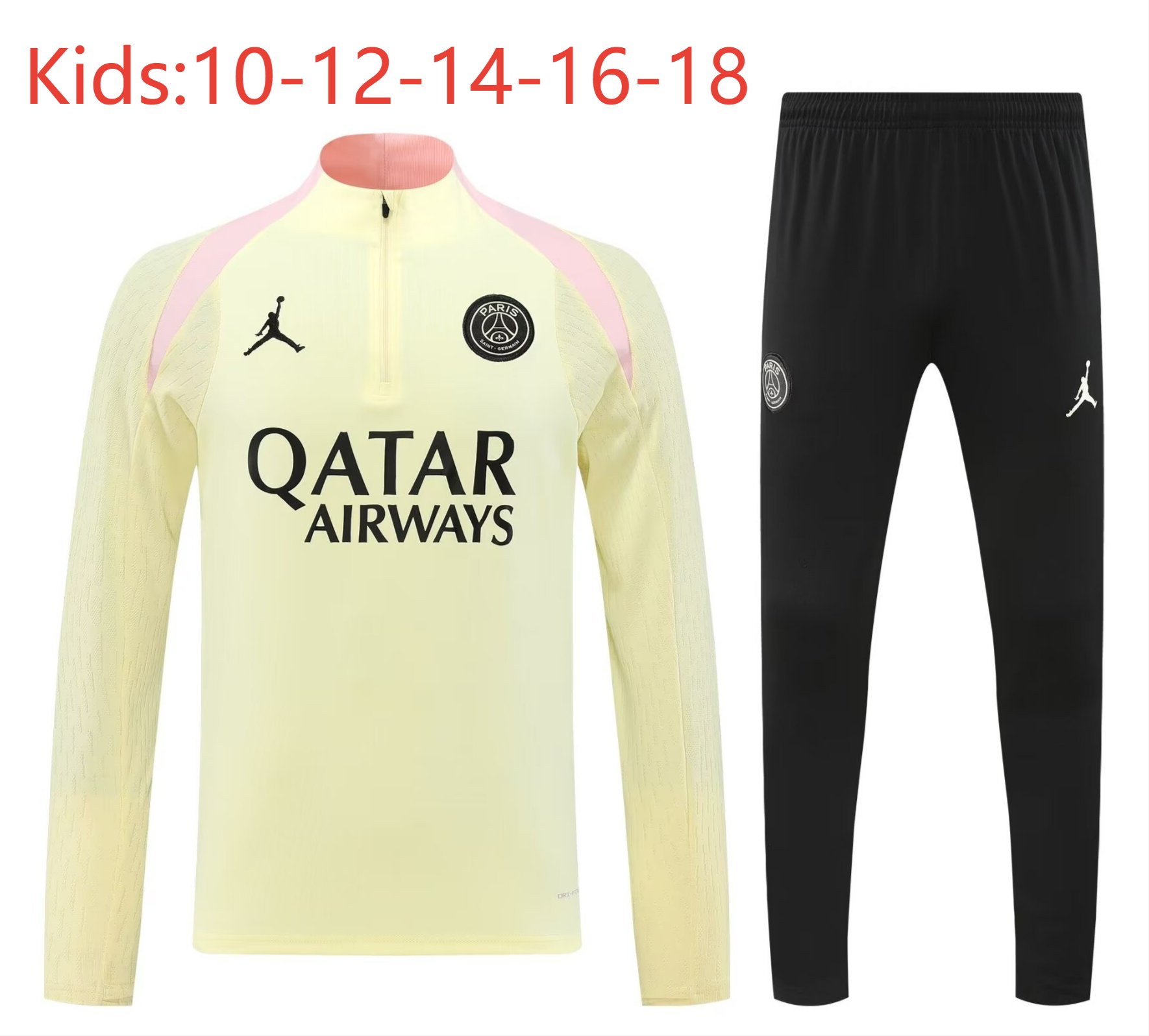 2024/2025 Kids Kit Paris Training Suit Football Shirt