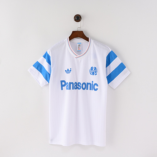 1990 Retro Olympique Marseille HomeFootball Shirt 1:1 Thai Quality