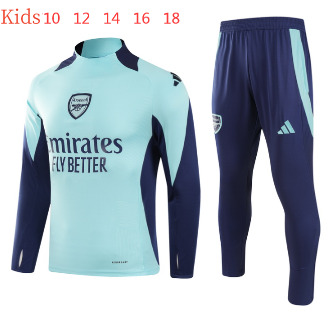 2024/2025 Kids Kit Arsenal Training Suit Football Shirt