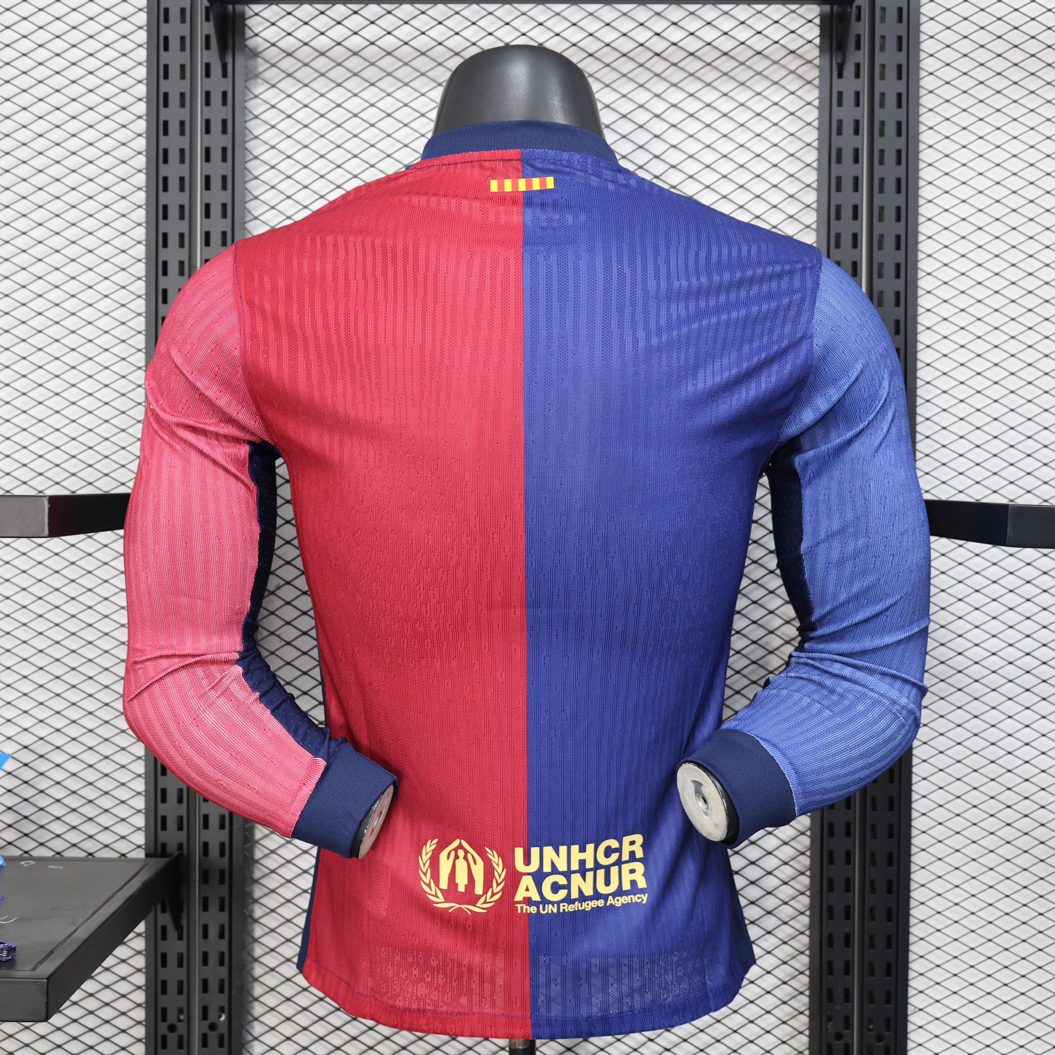 2024/2025 Long Sleeve Player VersionBarcelona x Travis Scott Collab Home  Football Shirt