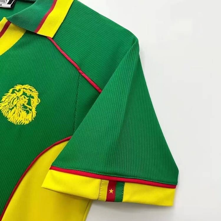1998 Retro Cameroon Home FootballShirt 1:1 Thai Quality