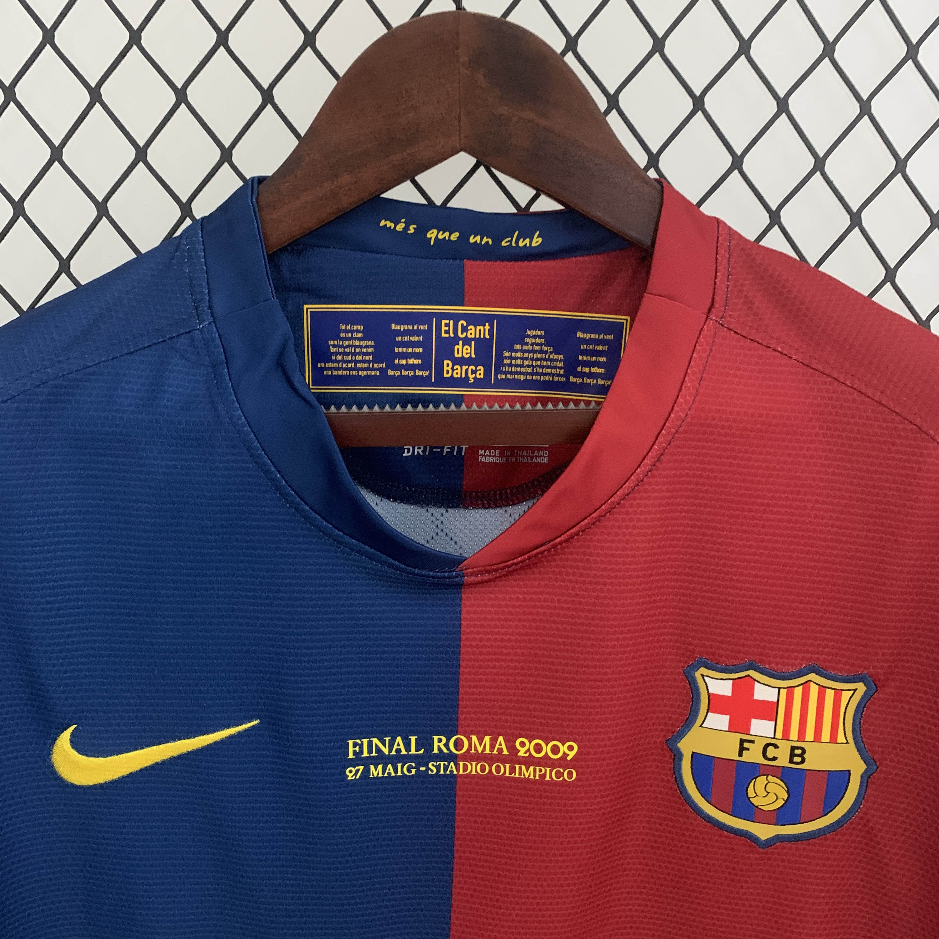 2008/2009 Retro Long Sleeve  Barcelona Home Football Shirt