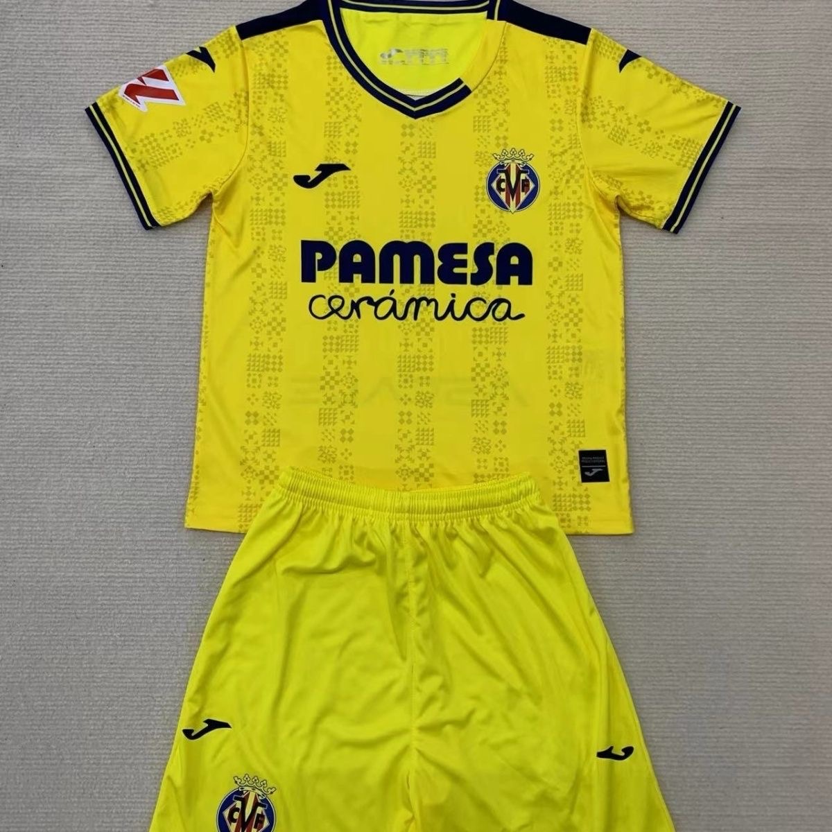 2025/2026 Villarreal Home Football ShirtKids Size 1:1 Thai Quality