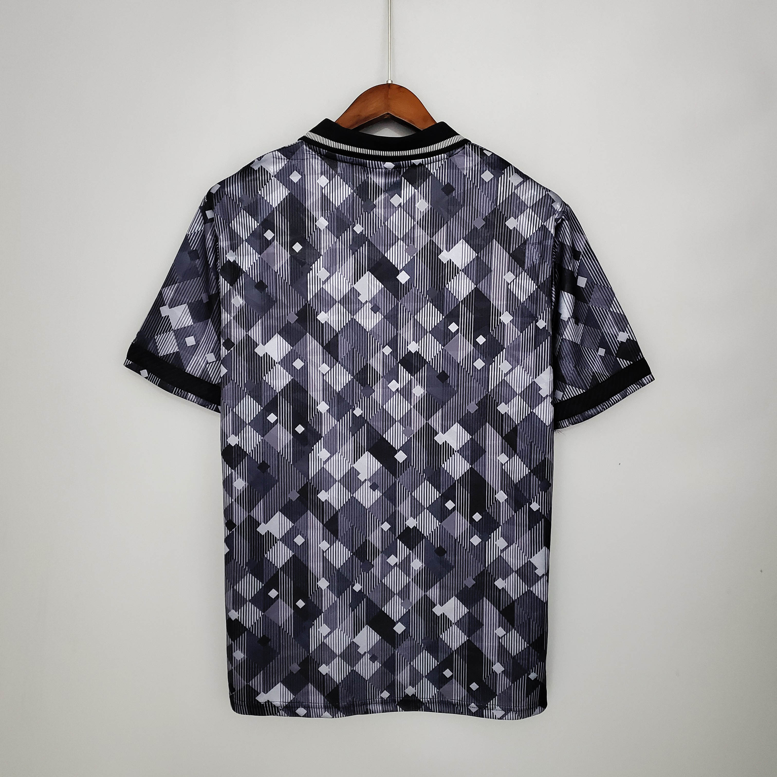 1990 Retro England Blackout Special Edition Black Football Shirt