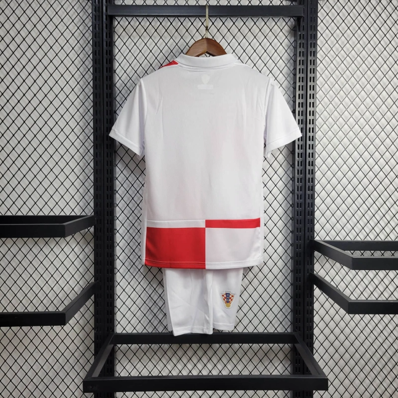 2024 Croatia Home Football Shirt Kids Size
