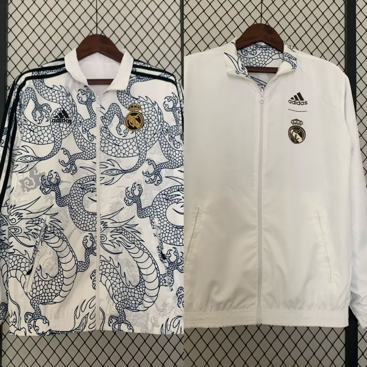 2024/2025 Real Madrid Reversible Windbreaker Football Shirt