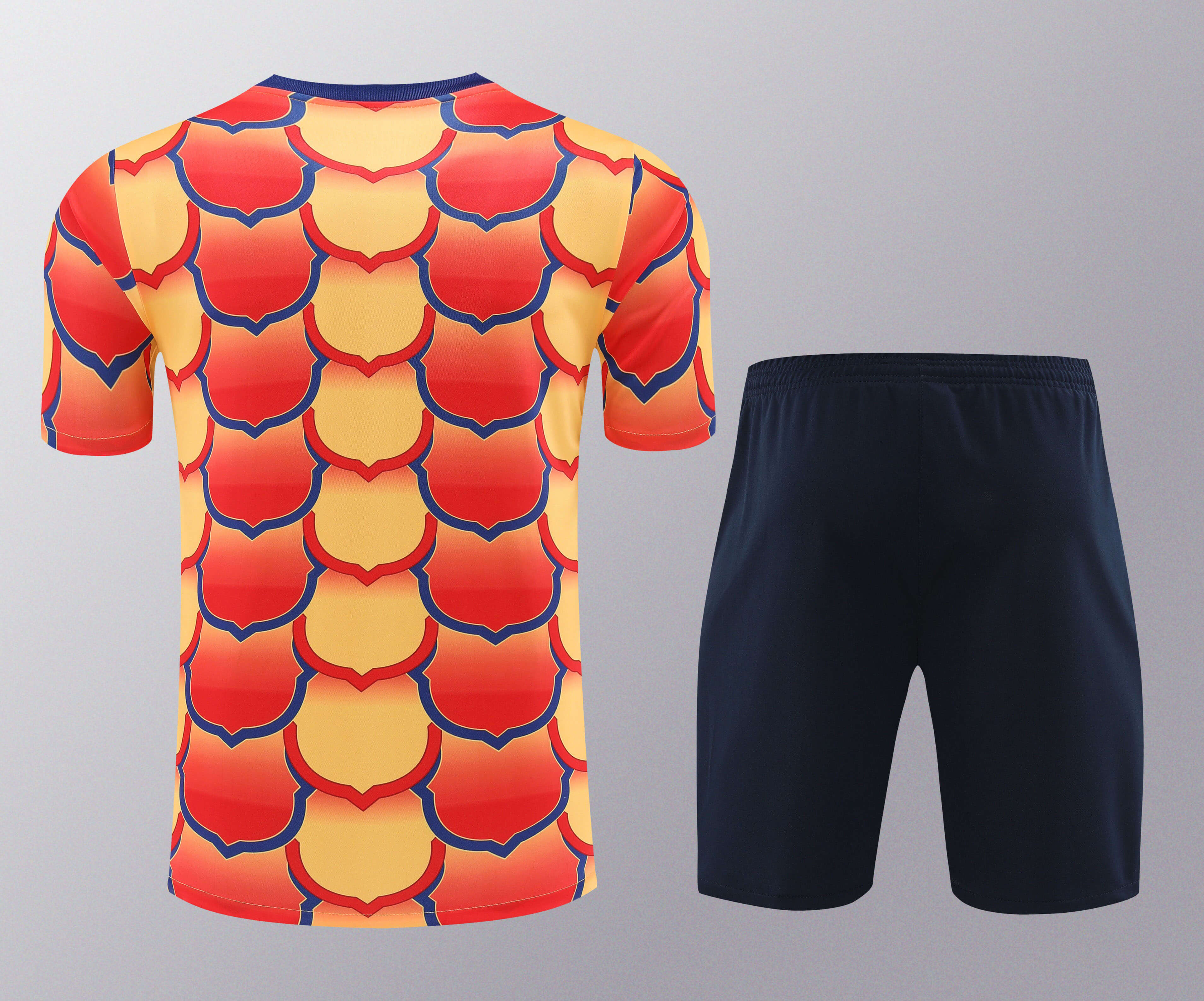 2024/2025 Barcelona Training Wear Yellow Suit Shirt