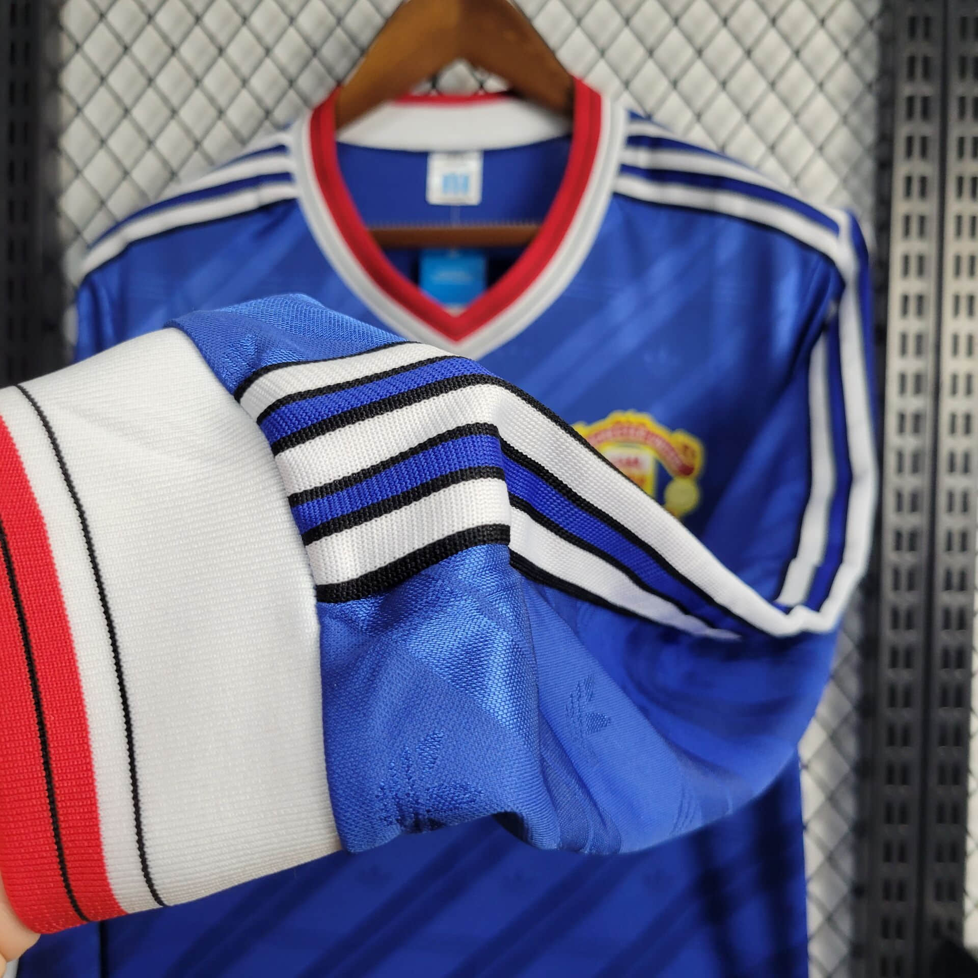 1986/1988 Retro Long Sleeve Manchester United Third Away Football Shirt