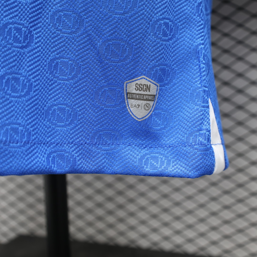 2024/2025 Player Version Napoli Home Football Shirt