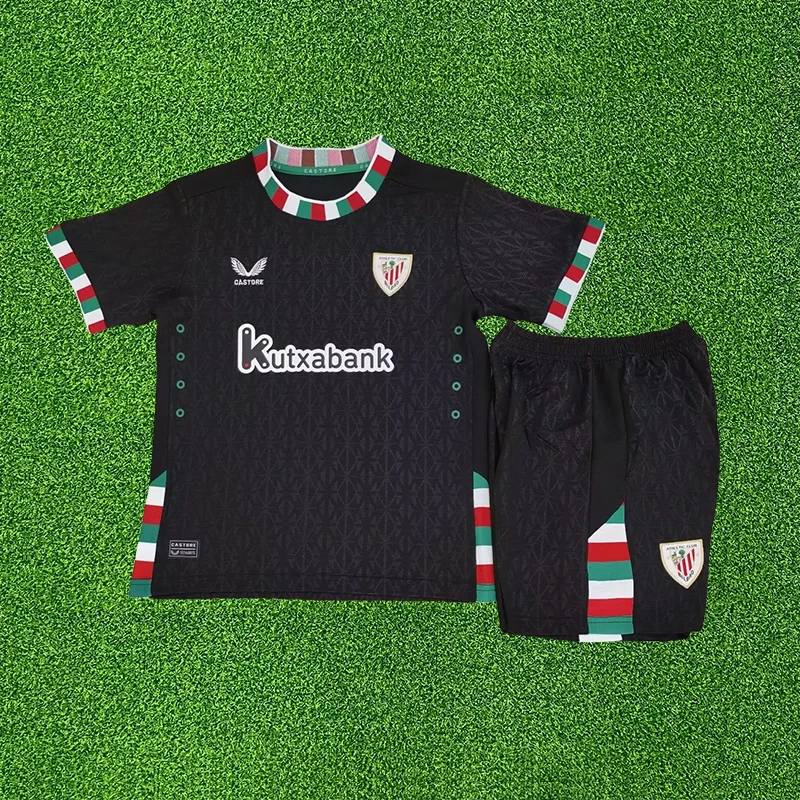 2024/2025 Athletic Bilbao Fourth Away Football Shirt Kids Size 1:1 Thai Quality