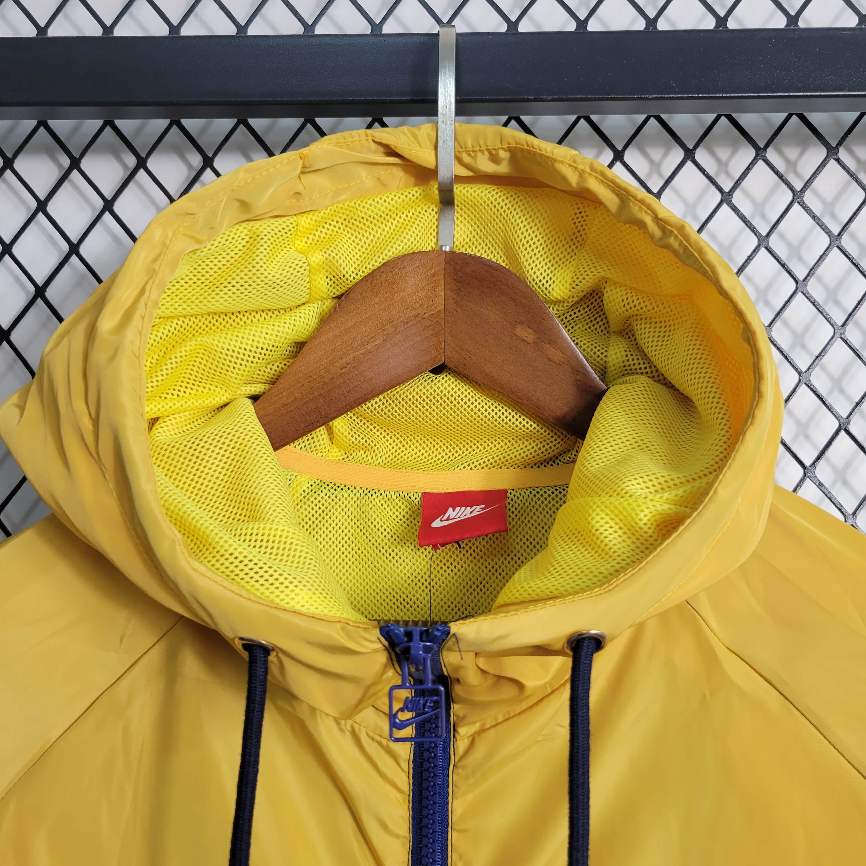 2023/2024 Barcelona Windbreaker(Yellow-Navy Blue)Football Shirt