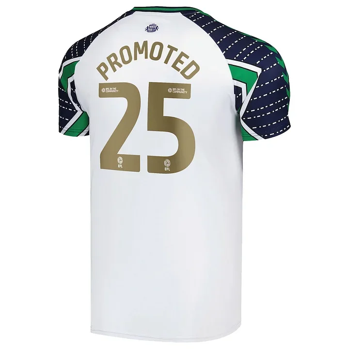 2024/2025 Sunderland Away 'Play Off Winners' Shirt with Promoted 25 printing 1:1 Thai Quality