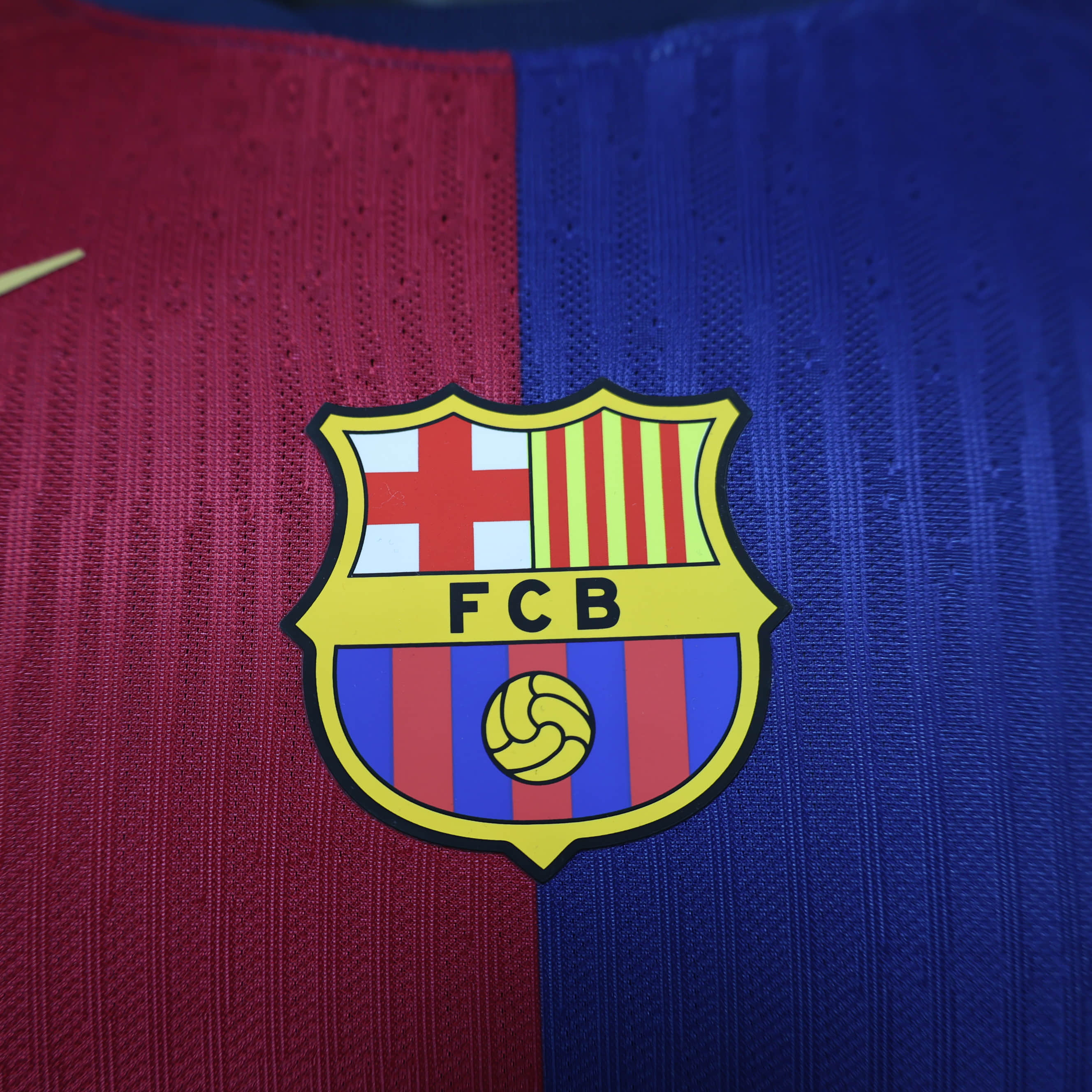2024/2025 Long Sleeve Player Version Barcelona Home Football Shirt