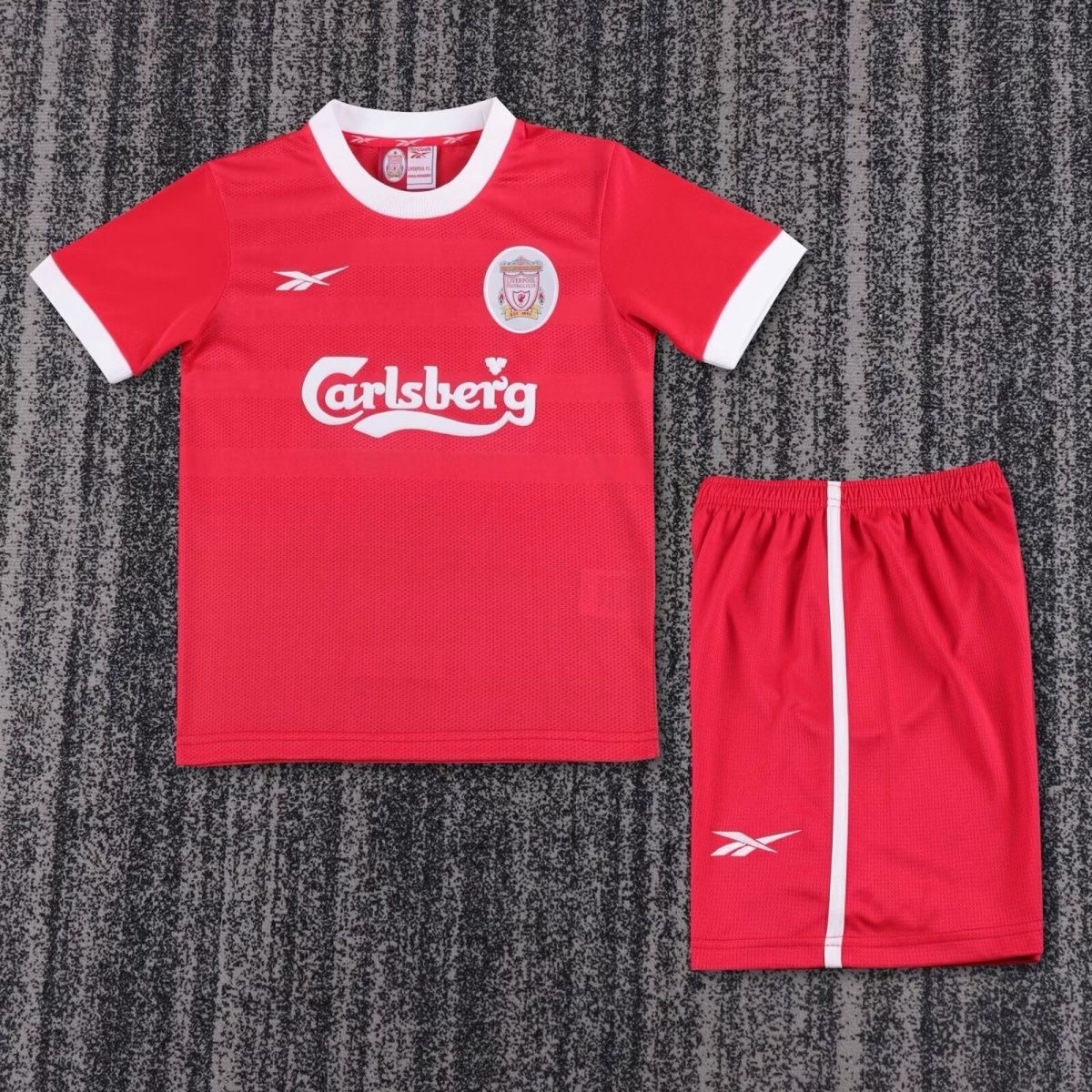 1997/1998 Retro Liverpool HomeFootball shirt Kids Size 1:1 Thai Quality