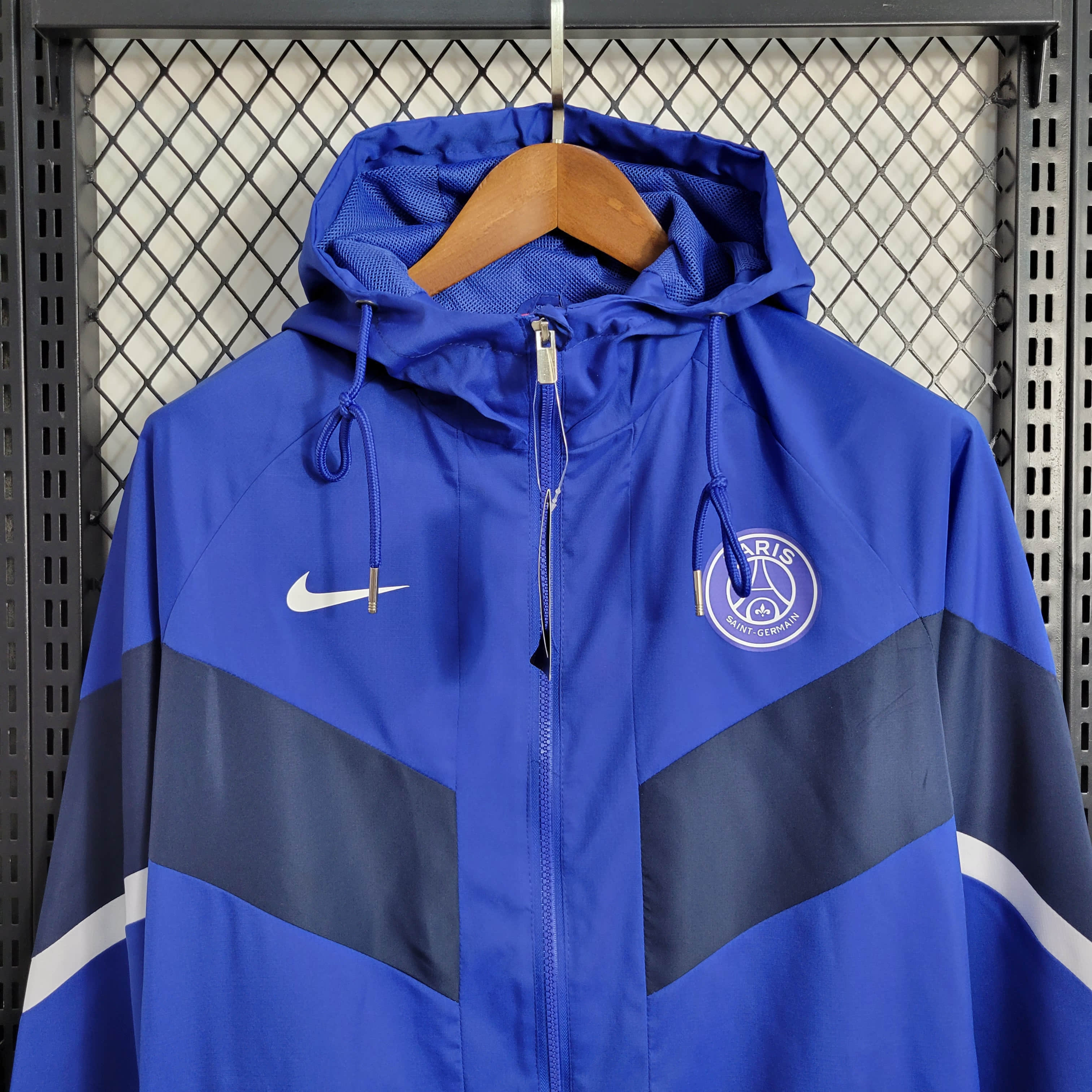 2023/2024 Paris Saint-Germain Windbreaker Blue Football Shirt