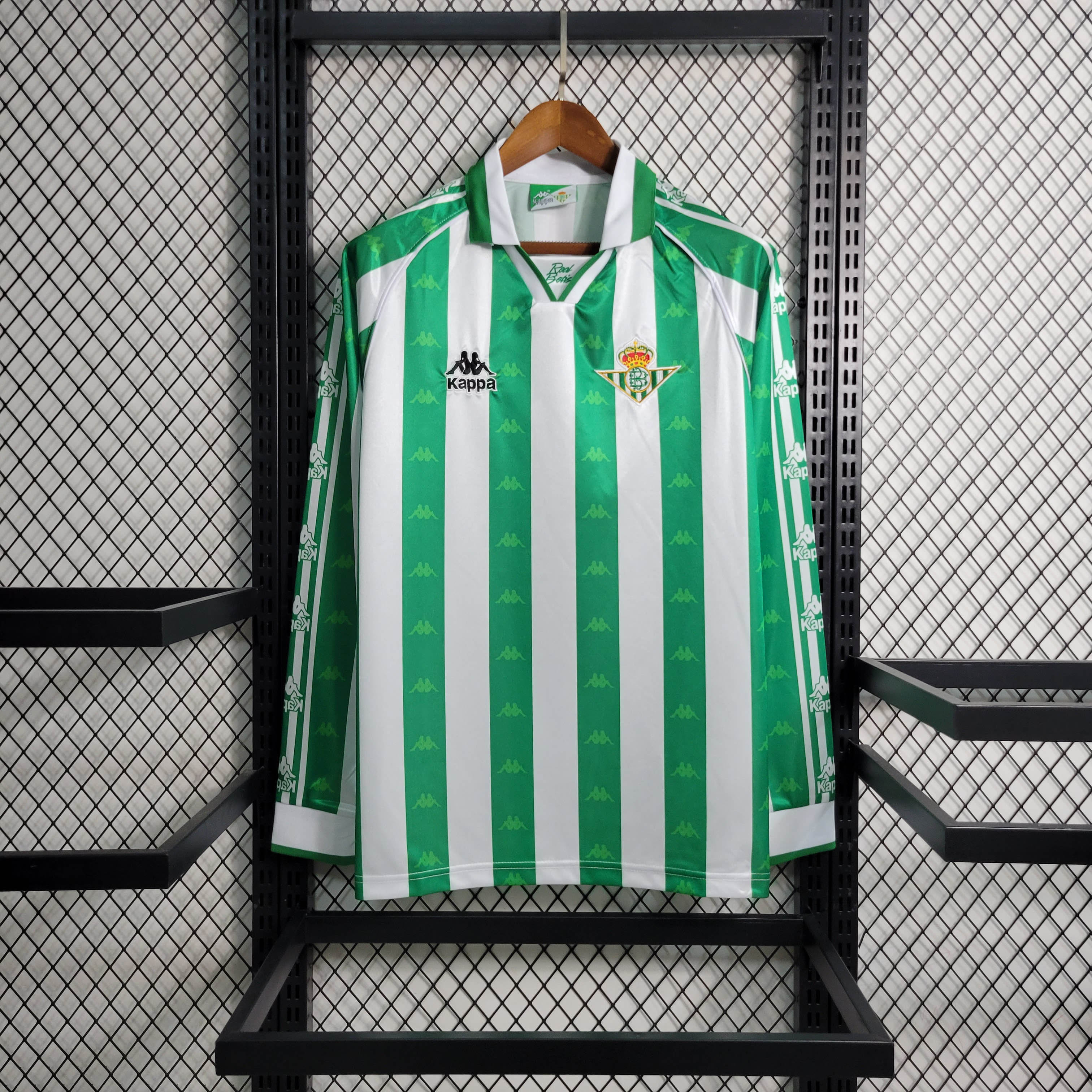 1995/1997 Retro Long Sleeve Real Betis Home Football Shirt